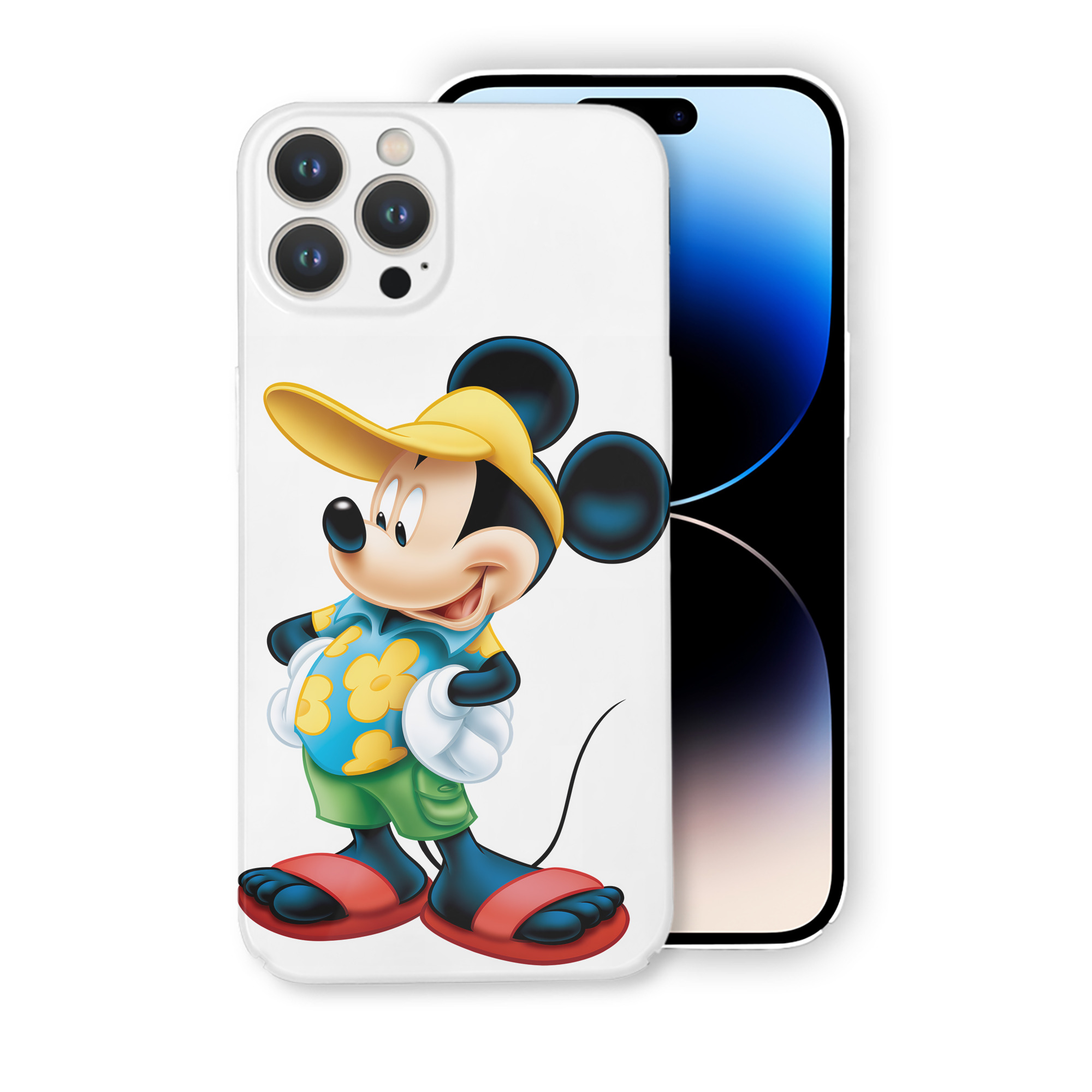 （画像用） ミッキーマウス Mickey Mouse 【iPhone 14シリーズ対応】ハードケース